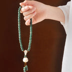 Fortune Jewel Lotus Cyan Bodhi Seed Success Bracelet