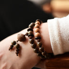 Fortune Jewel Tibetan Sandalwood Protection Charm Mala Bracelet