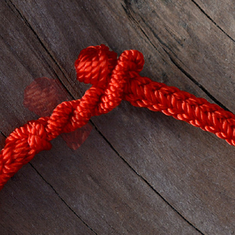 Fortune Jewel Tibetan Handmade Eight Thread Peace Knot Protection Braided String Bracelet