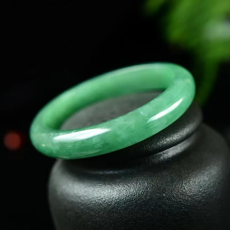 Fortune Jewel Jade Healing Abundance Protection Bracelet Bangle
