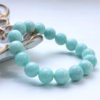Fortune Jewel Natural Amazonite Beads Healing Confidence Bracelet
