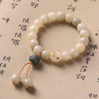 Fortune Jewel Lucky Cat Bodhi Seed Cat Paw Peace Bracelet