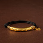 Fortune Jewel 999 Sterling Silver Tibet Handmade Om Mani Padme Hum Fu Character TopRank Character Luck Braided Bracelet