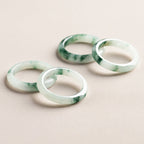 Fortune Jewel Natural Green Jade Luck Abundance Ring