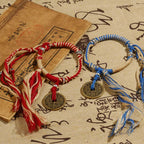 Fortune Jewel Mountain Ghosts Spend Money Wealth Prosperity Handmade Braided Bracelet