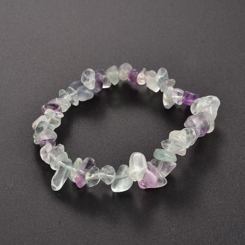 Fortune Jewel Amethyst Lazurite Various Crystal Stone Healing Positive Bracelet