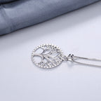 Fortune Jewel The Tree of Life 925 Sterling Silver Creation Necklace Pendant