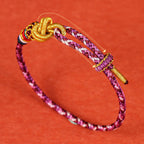 Fortune Jewel Handmade Dunhuang Colorful Rope Protection Braid String Bracelet