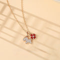 Women’s S925 Sterling Silver Year of the Horse Necklace – Zodiac Birth Year Jewelry