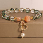 Fortune Jewel Green Phantom Gourd Charm Confidence Bracelet