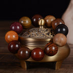 Fortune Jewel Multicolored Sandalwood Protection Healing Bracelet