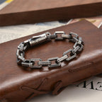 Fortune Jewel Vintage Tang Dynasty Flower Design Engraved Luck Energy Bracelet