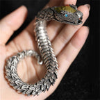 Buddha Stones Dragon Snake Handmade Amulet Protection Chain Bracelet Fortune Jewel