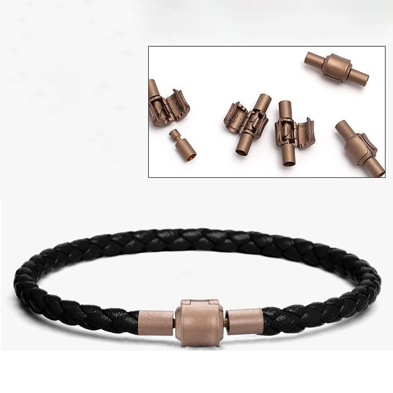 Fortune Jewel Vintage Leather Rope Luck Braid String Bracelet