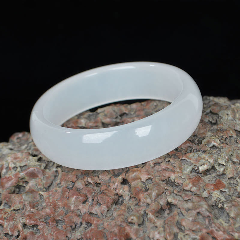 Fortune Jewel Natural Golden Silk Jade Wealth Luck Bracelet Bangle