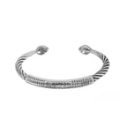 Fortune Jewel Tibetan Om Mani Padme Hum Heart Sutra Purity Cuff Bracelet