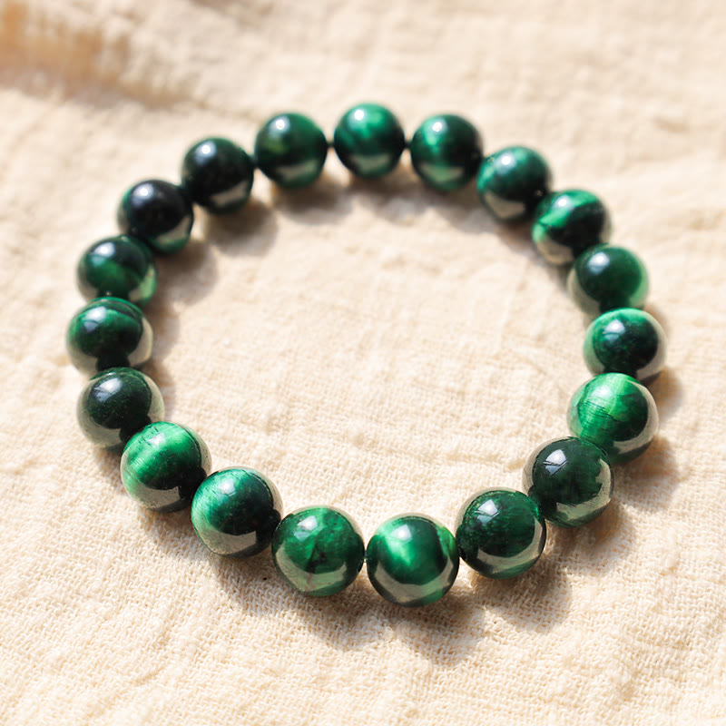 Fortune Jewel Tiger Eye Growth Healing Energy Bracelet