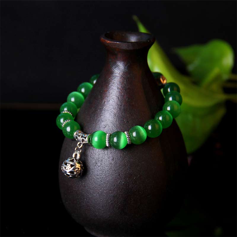 Fortune Jewel Tibetan Cat Eye Lucky Bracelet
