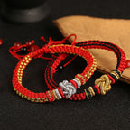 Fortune Jewel Colorful Rope True Love Knot Luck Handmade Bracelet