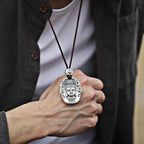 Fortune Jewel Chinese Zodiac Natal Buddha Om Mani Padme Hum Lotus Compassion Necklace Pendant Fortune Jewel