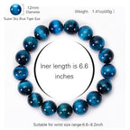 Fortune Jewel Blue Tiger Eye Protection Bracelet