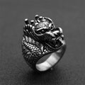 Dragon Balance Titanium Steel Ring Fortune Jewel