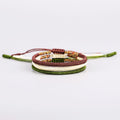 Fortune Jewel 3Pcs Tibetan Handmade Multicolored Luck King Kong Knot Auspiciousness Bracelet