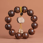 Fortune Jewel Plum Blossom Wood Inner Peace Bracelet