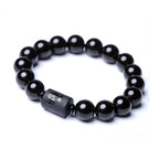 Fortune Jewel Soul Cleansing Black Obsidian Phoenix Dragon Bracelet