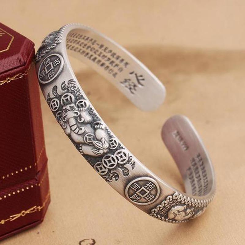 Fortune Jewel FengShui Lucky PiXiu Protection Adjustable Bracelet