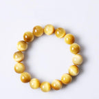 Fortune Jewel  Anxiety Stress Healing Crystal Tiger Eye Bead Bracelet