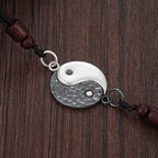 Fortune Jewel 990 Sterling Silver Yin Yang Balance Harmony Necklace Pendant Fortune Jewel