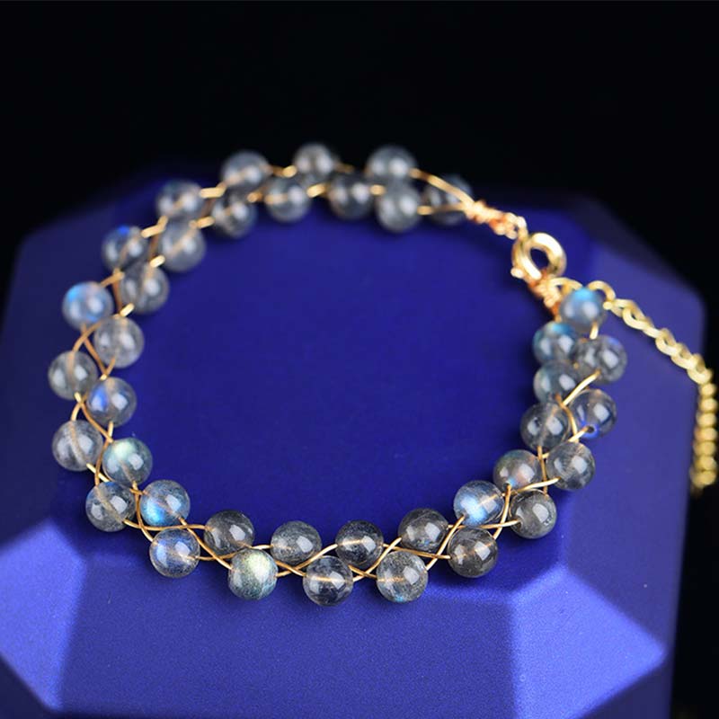 Fortune Jewel Natural Moonstone Love Blessing Bracelet