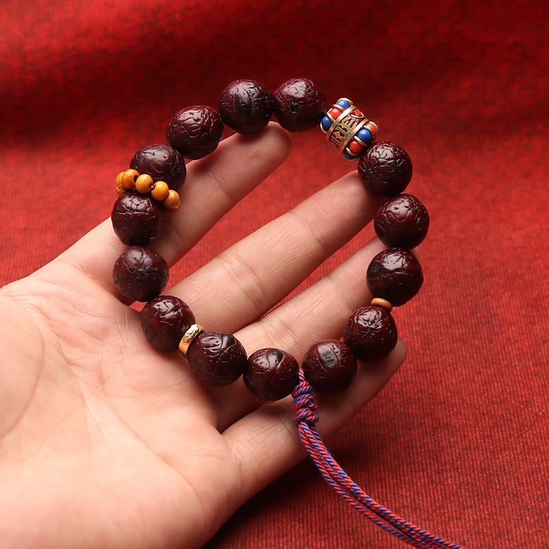 Fortune Jewel Bodhi Seed Bead Peace Calm Tassel Bracelet