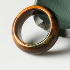 Fortune Jewel Tiger Eye Stone Strength Protection Ring