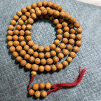 Fortune Jewel 108 Mala Beads Nepal Bodhi Seed Luck Wealth Tassel Bracelet