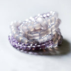 Fortune Jewel Natural Amethyst Crystal Meditation Healing Bracelet