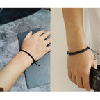 Fortune Jewel Black Onyx Bead Support Protection Bracelet