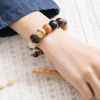 Fortune Jewel Bodhi Seed Lotus Wisdom Peace Wrist Mala Bracelet