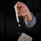 Fortune Jewel Ebony YinYang Protection Bracelet Decoration