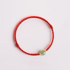 Fortune Jewel Handmade Jade Lucky Bead Prosperity Braided Bracelet