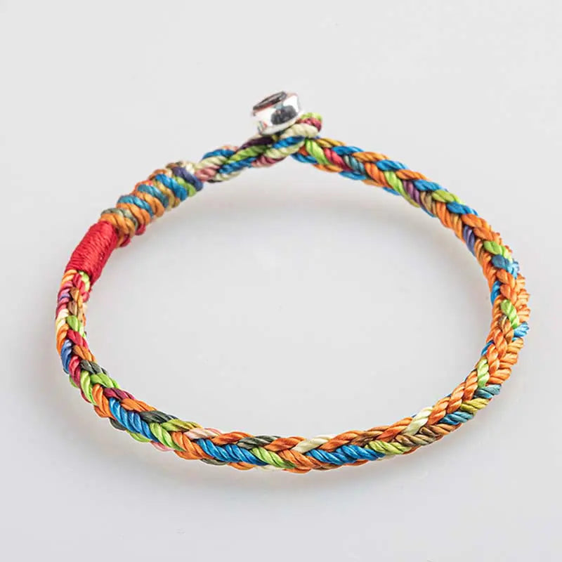 Fortune Jewel "May you be healthy and happy" Lucky Multicolored Bracelet Includes Gift Message Card Fortune Jewel
