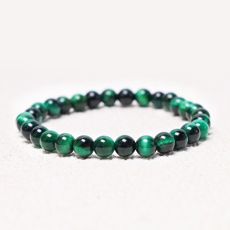 Fortune Jewel Tiger Eye Growth Healing Energy Bracelet