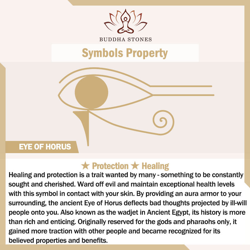 Fortune Jewel Eye of Horus Protection Necklace Pendant