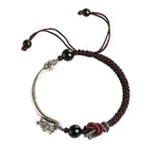 Fortune Jewel 925 Sterling Silver Auspicious Dragon Success Handcrafted Braided Bracelet