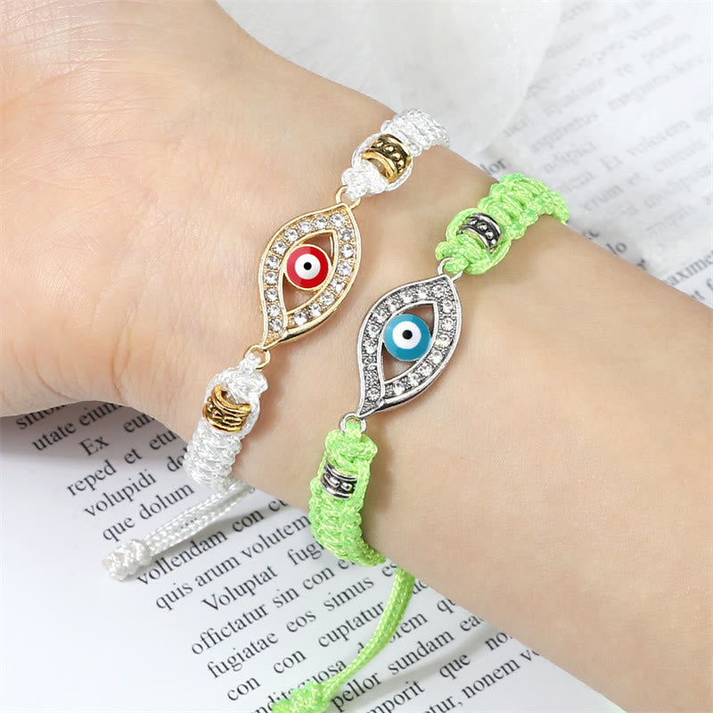Fortune Jewel Evil Eye Keep Away Evil Spirits String Bracelet