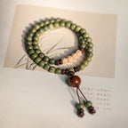 Fortune Jewel Green Sandalwood Positive Peace Bracelet