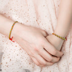 Buddha Stones 925 Sterling Silver Dragon Boat Festival Fu Character Zongzi Pattern Luck Handmade Multicolored Child Adult Bracelet