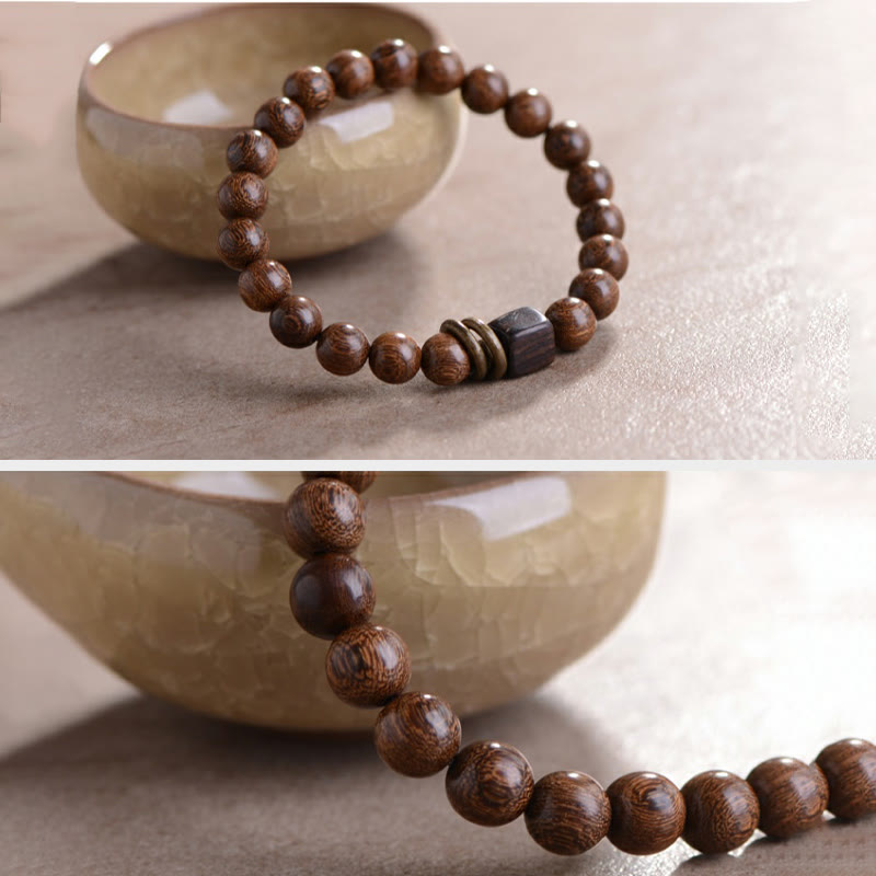 Fortune Jewel Phoebe Zhennan Wood Spirituality Bracelet