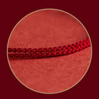 Fortune Jewel 925 Sterling Silver Lucky Fortune Peace Joy Lotus Peace Buckle Red String Bracelet